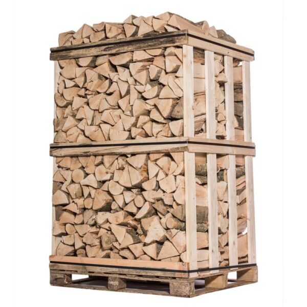 Caisse de Bois de chauffage 25cm- Mélange de bois durs (2m3)